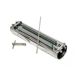 Réco-réco métal 2 ressorts, 32 x 7.5cm - Pro